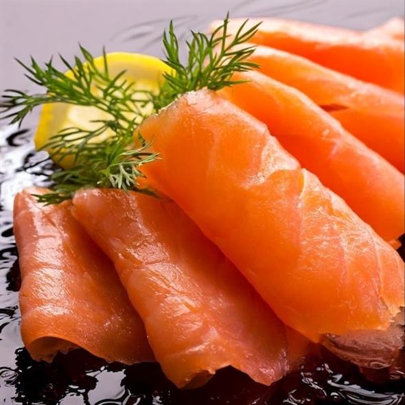 Verrikalskåret laks - 200 g