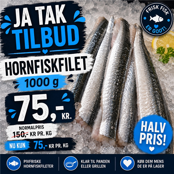 Hornfiskfilet