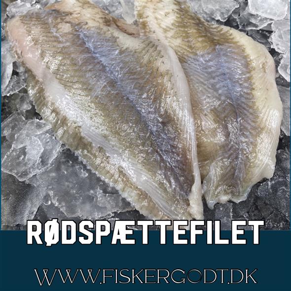 Rødspættefilet - 500 g