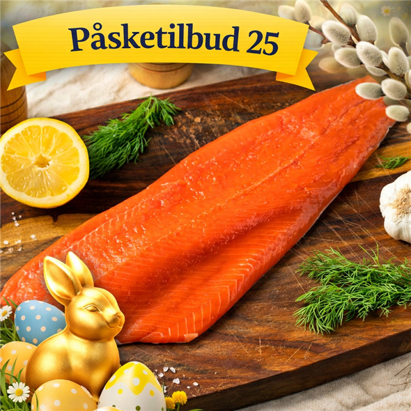 Påsketilbud 25 - Koldrøget Laks