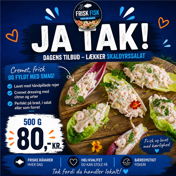 Skaldyrssalat - 500 g