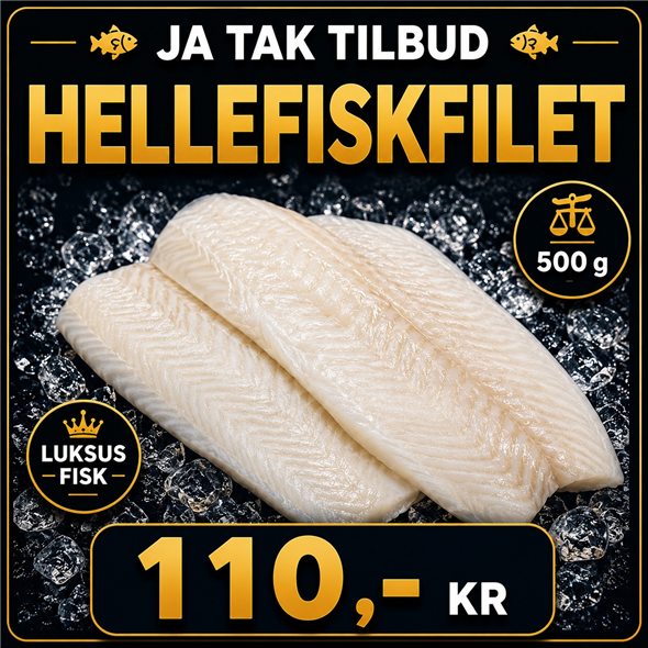 Hellefisk - 500 g