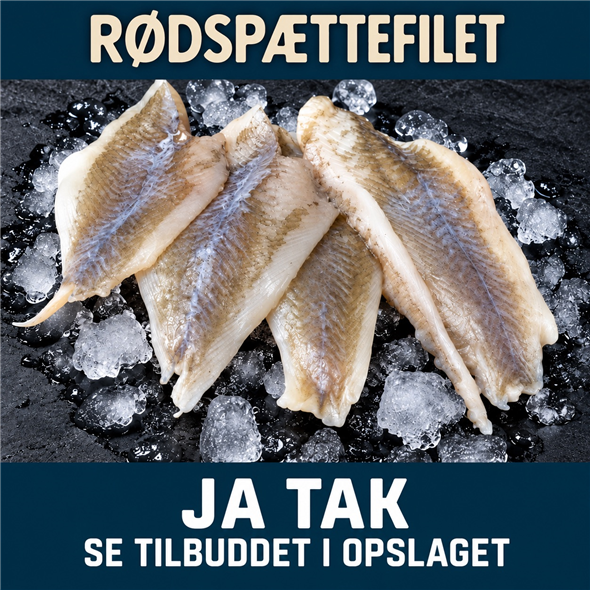 Rødspættefilet - 500 g