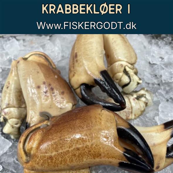 Store krabbekløer - 1000 g