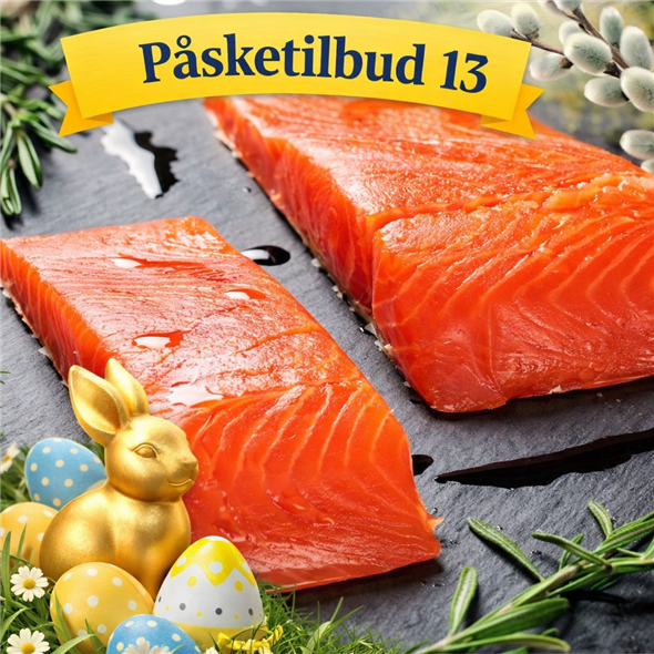 Påsketilbud 13 - Koldrøget laks - Portion