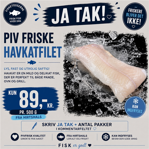 Havkatfilet - 500 g