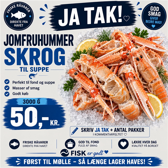 Jomfruhummer skrog