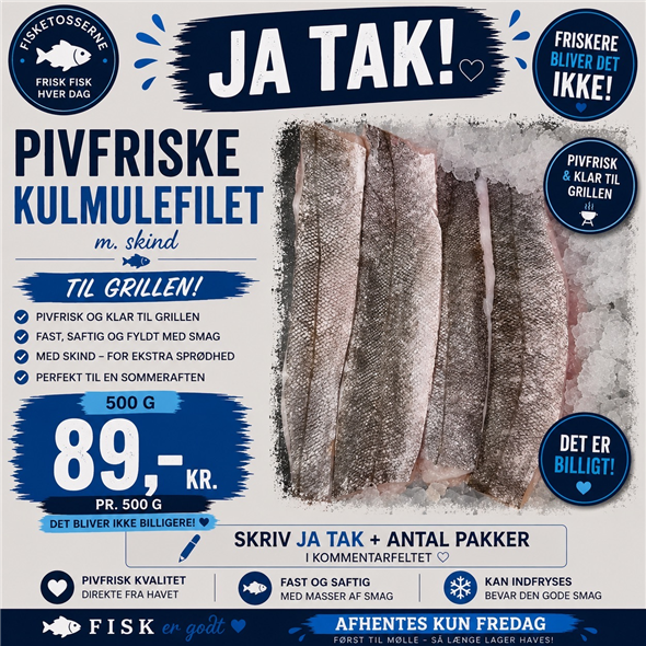 Kulmulefilet - 500 g