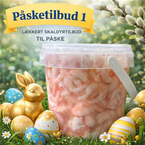 Påsketilbud 1 - Coldwater rejer - 450 g