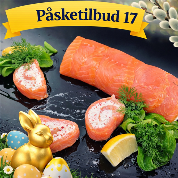Påsketilbud 17 - Lakseroulade